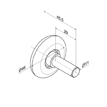 Rolka do bram garażowych - krótka
