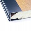 Profil aluminiowy górny dolny do bramy garażowej czarny, h = 55 mm - 0,5 m