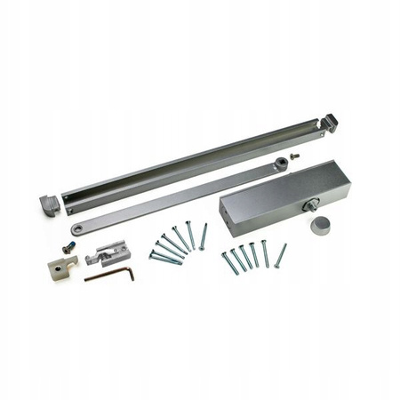 Samozamykacz do drzwi serwisowych w bramie segmentowej z szyną - 1034FLN