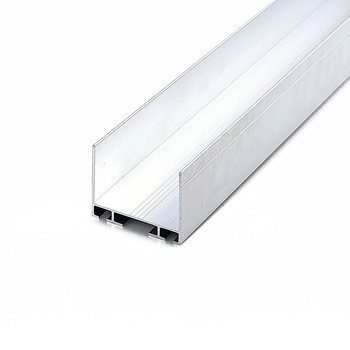 Profil aluminiowy górny dolny do bramy garażowej surowy - 0,5 m