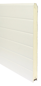 Panel przemysłowy do bram segmentowych - RAL 9010 / 9010, H = 500 [mm]