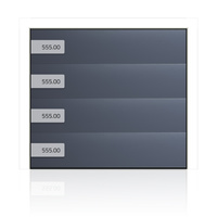 Płaszcz do bramy segmentowej - Antracyt - 2500 x 2250